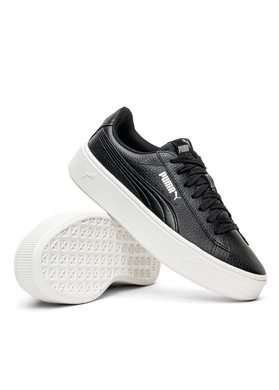 Puma Vikky Stacked L Damen Sneaker schwarz