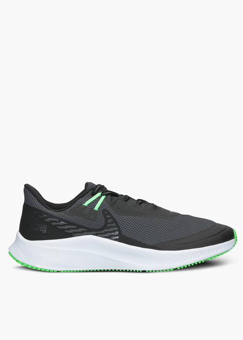 NIKE QUEST 3 SHIELD Herren Laufschuhe schwarz
