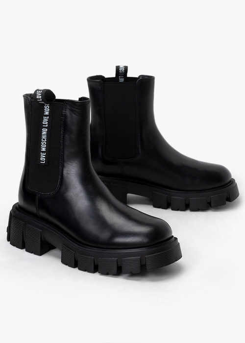 Damen Chelsea-Boots Schwarz LOVE MOSCHINO JA21255G0FIA0-000 