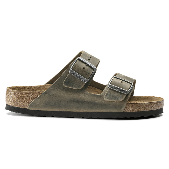 BIRKENSTOCK ARIZONA FL WB FADED Herren Pantoletten khaki