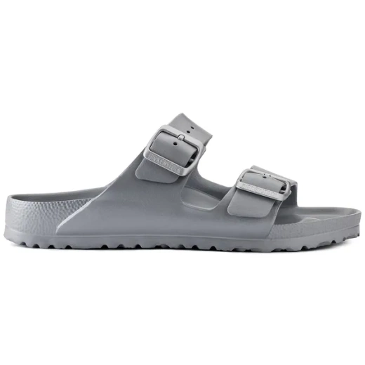 Birkenstock Arizona EVA Metallic Silver Damen Pantalotten