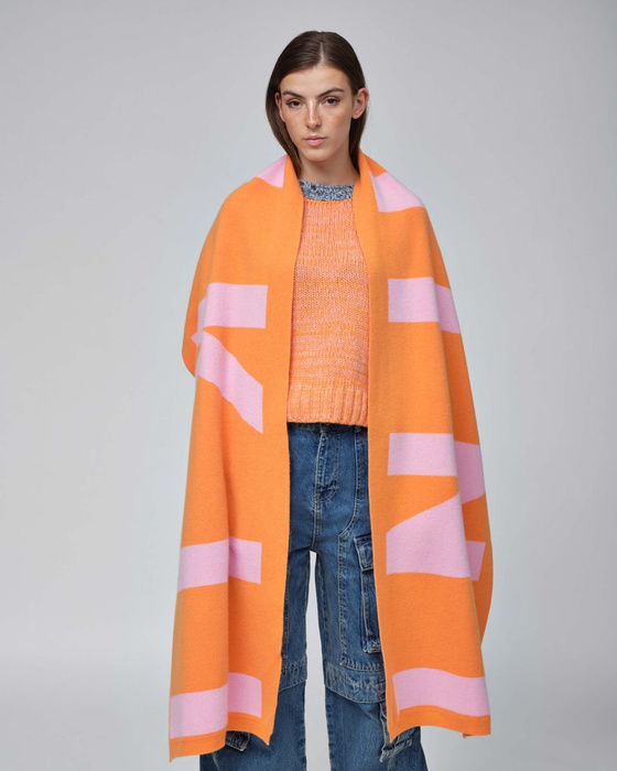 DamenSchal INUIKII Jacquard WOOL SCARF 