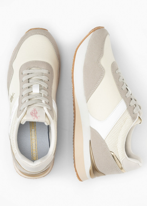 Damen Sneaker U.S. POLO FRISBY001W/3MS1-LBE-WHI02 