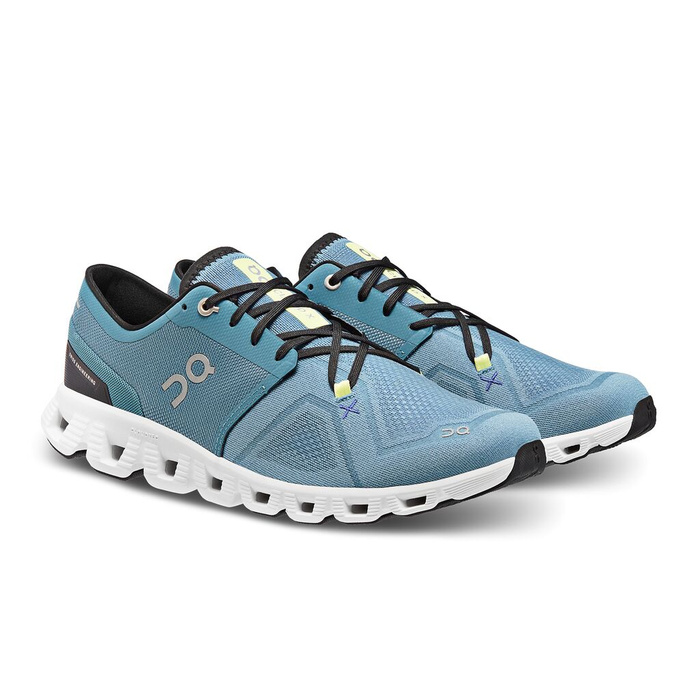 Herren Laufschuhe Blau ON CLOUD X 3
