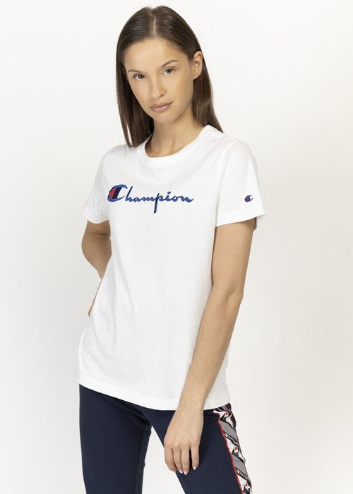 Champion Script Logo Crew Neck T-Shirt (110992-WW001)