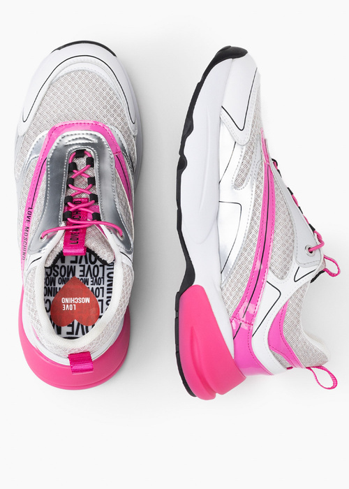 Damen Sneaker Weiß LOVE MOSCHINO JA15025G1GIQ6-01B 