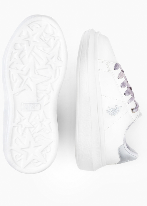 Kinder Sneaker Weiß U.S. POLO HELIS013K/3Y1 WHI 
