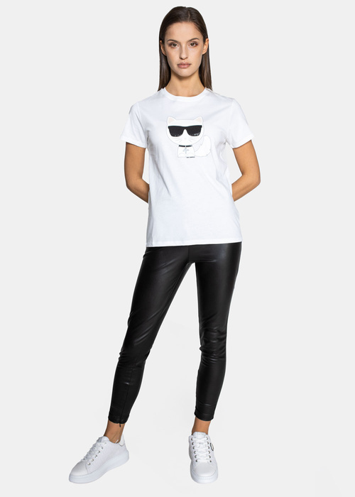 Damen T-Shirt Karl Lagerfeld Ikonik Choupette (210W1723-100)