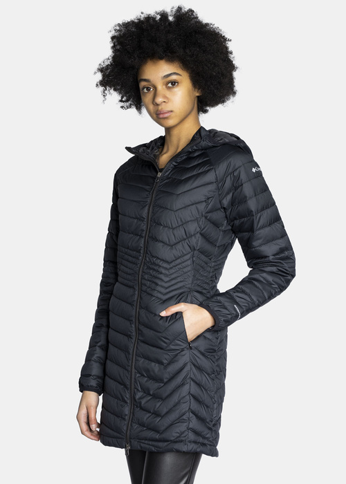Daunenjacke für Damen Schwarz Columbia Powder Lite