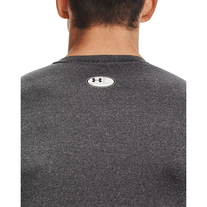 Herren Langarmshirt Grau Under Armour HeatGear Armour LongSleeve