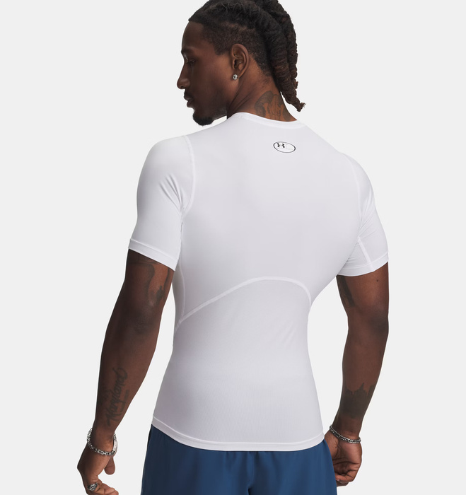 Trainings T-Shirt für Herren Weiß Under Armour Heat Gear 