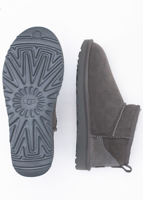 UGG W Classic Ultra Mini Herren Winterschuhe grau