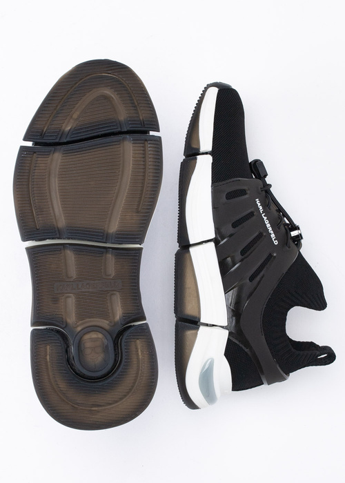 Herren Sneaker Schwarz Karl Lagerfeld QUADRO Lacecage Lo Sock