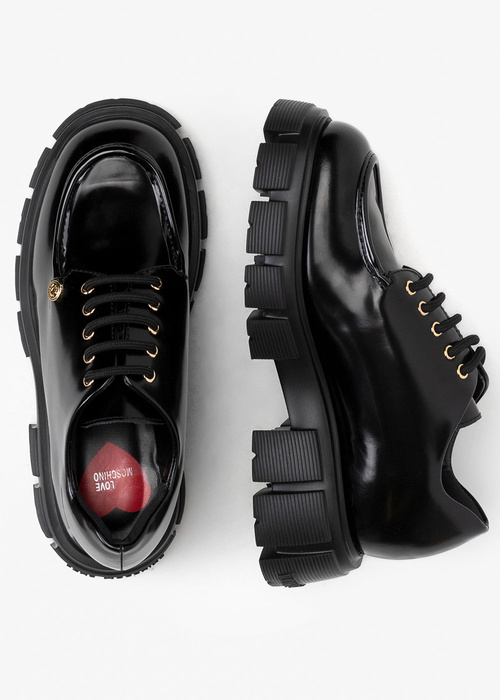Damen Halbschuhe Schwarz LOVE MOSCHINO JA10385G0FIB0-000 