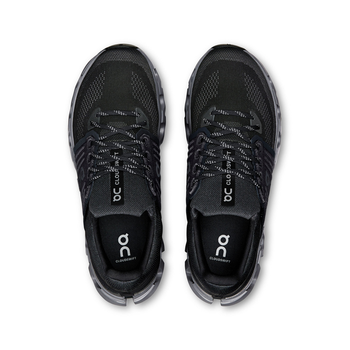 ON CLOUDSWIFT 4 AD Black | Rock Herren Laufschuhe