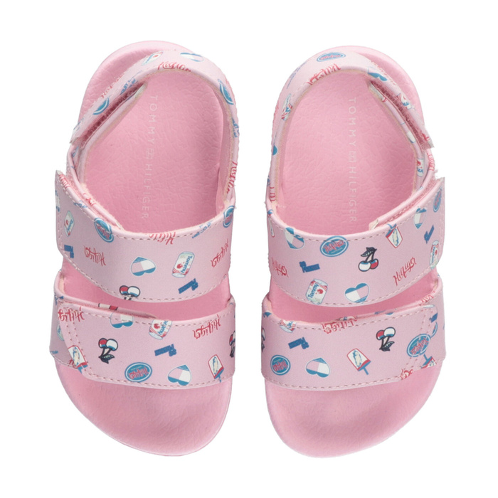 Kinder Sandalen TOMMY HILFIGER FANTASY VELCRO SANDAL PINK 