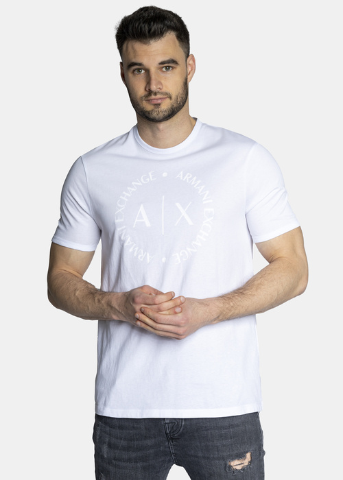 Herren T-Shirt Weiß Armani Exchange 8NZTCD Z8H4Z 1100