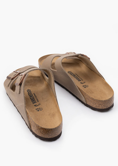 BIRKENSTOCK ARIZONA LEOI TABACCO BROWN Herren Pantoletten