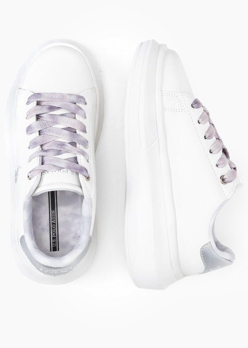 Kinder Sneaker Weiß U.S. POLO HELIS013K/3Y1 WHI 