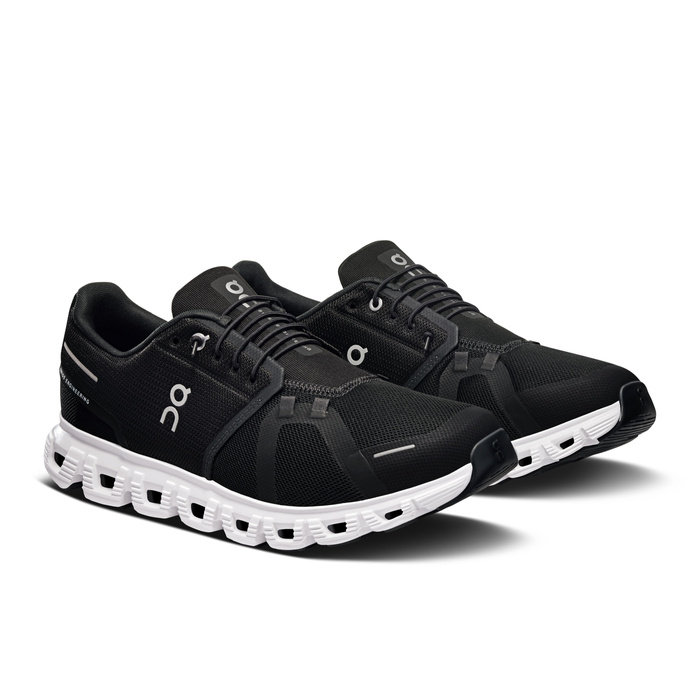 On Cloud 6 M Black | White Herren Sneaker