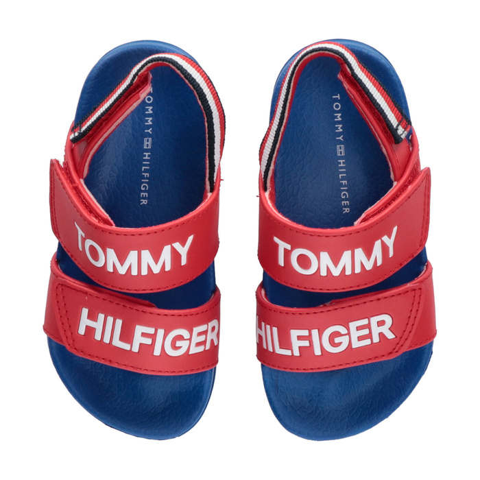 Kinder Sandalen TOMMY HILFIGER LOGO VELCRO SANDAL RED 