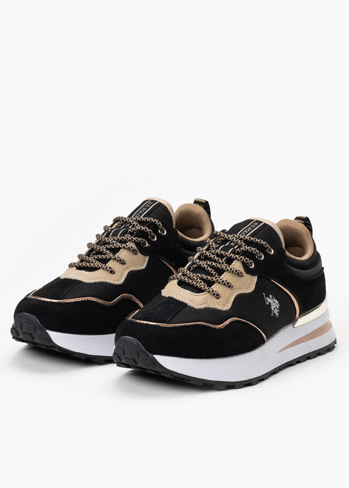 Damen Sneaker U.S. POLO SOFIA002W/3NY1-BLK-BEI01 