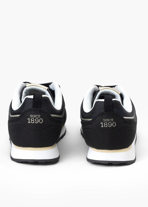 Kinder Sneaker Schwarz U.S. POLO NOBIK010K/3NH1 BLK-GOL01 