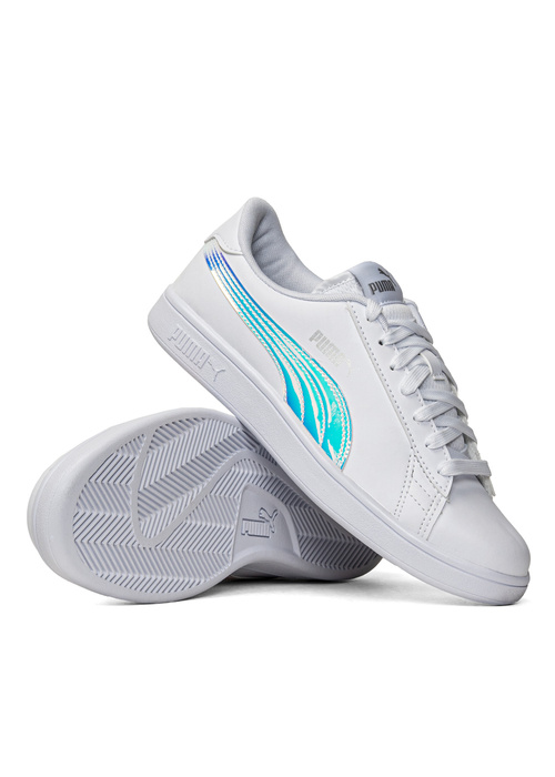 Damen Sneaker Weiß Puma Smash v2 Holo