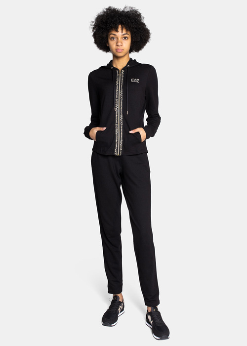 Trainingsanzug-Set für Damen Schwarz EA7 Emporio Armani 6KTV70 TJ3PZ 1200