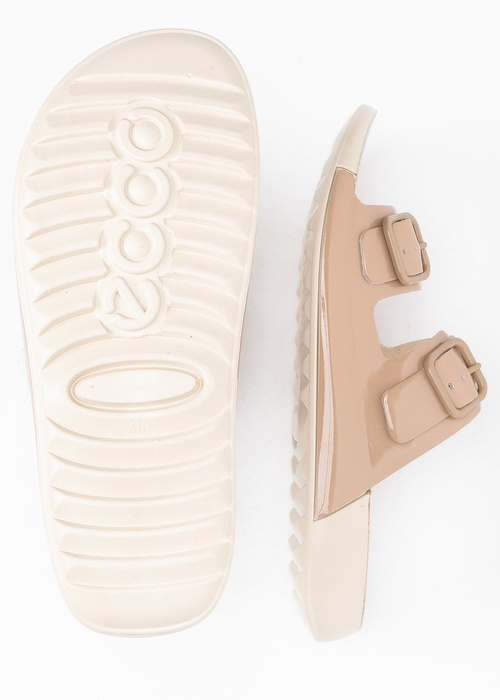 Damen Pantoletten Beige ECCO 2ND COZMO W FLAT SANDAL 