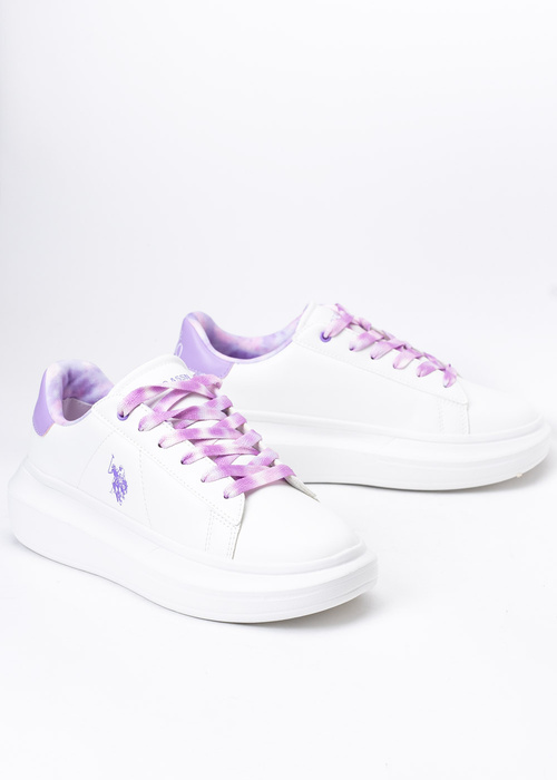 Kinder Sneaker U.S. POLO HELIS013K/3Y1 WHI-LIL01 