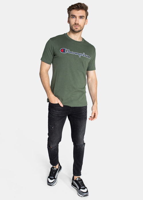 Herren T-Shirt Champion Organic Cotton Script Logo (216473-GS538)