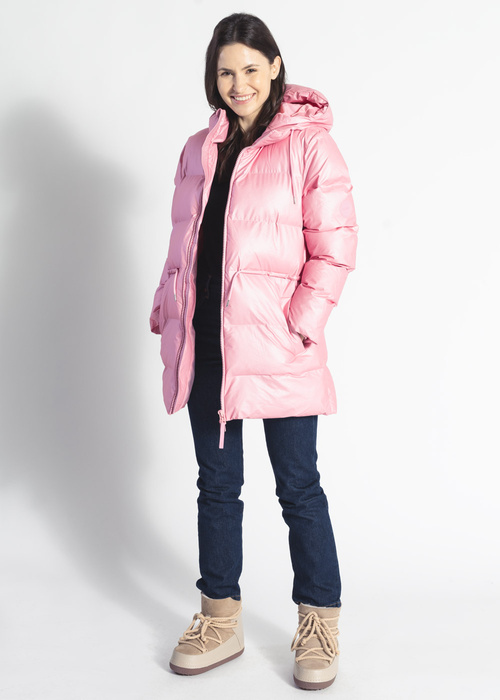 Damen Winterjacke Rosa Rains Puffer W Jacket