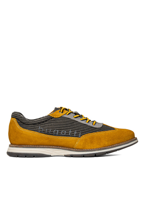 Herren Sneaker Gelb Grau Bugatti Sandhan Comfort 331-A6U01-1469-5011