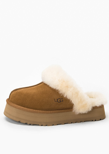 UGG W DISQUETTE Damen Hausschuhe braun