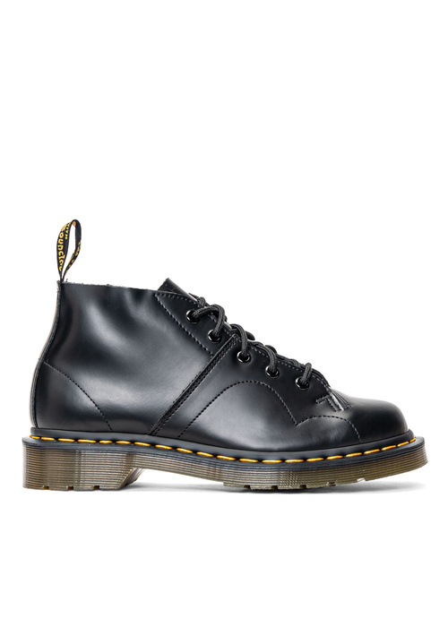 Damen Stiefel Schwarz Dr. Martens Church Monkey Black Smooth