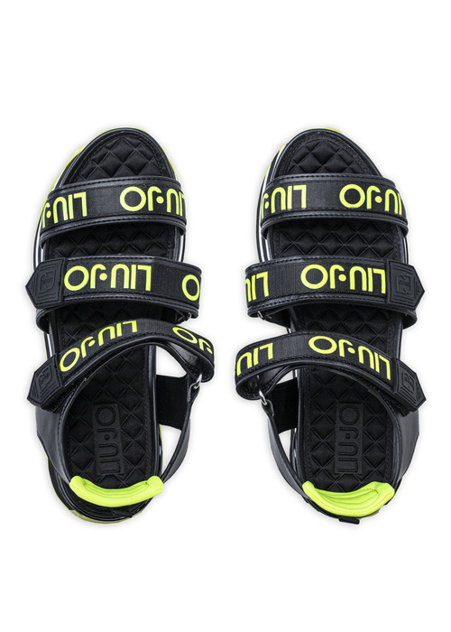 Damen Sandalen Schwarz Liu Jo Maxi Wonder