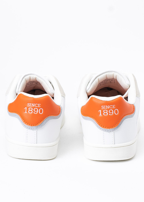 Kinder Sneaker U.S. POLO ECROK006K/3Y1-WHI-ORA01