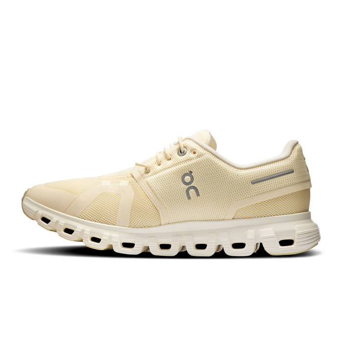 ON Cloud 6 Women Castor | Ivory Damen Sneaker