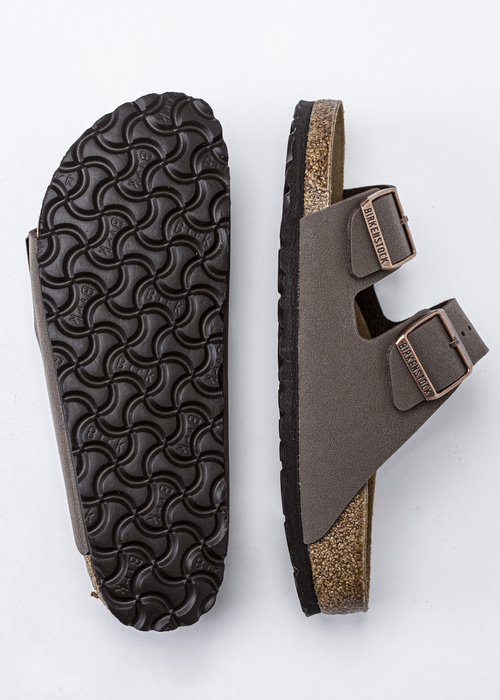 Birkenstock Arizona BS Nubuk Mocca Damen Pantoletten braun