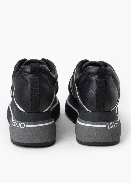 Damen Sneaker Liu Jo SILVIA 88 - MID SNEAKER SPREADING STRETCH/PR BLACK