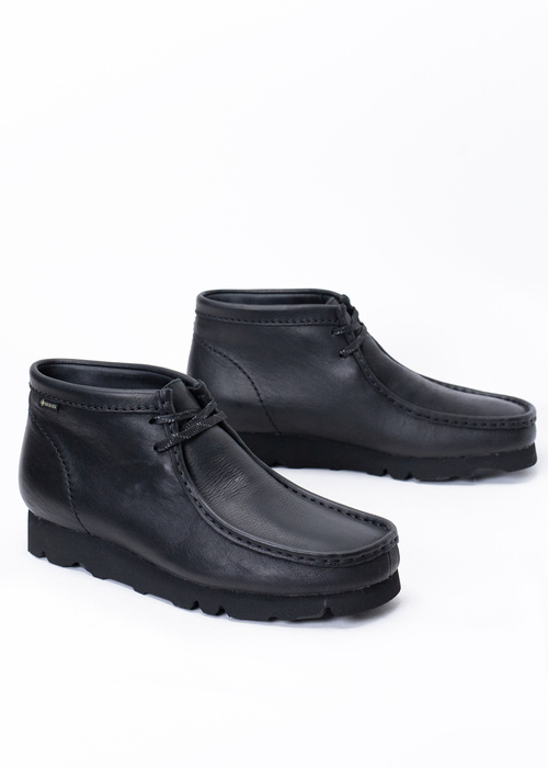 Herren Mokassins Schwarz CLARKS WALLABEE BT GTX 