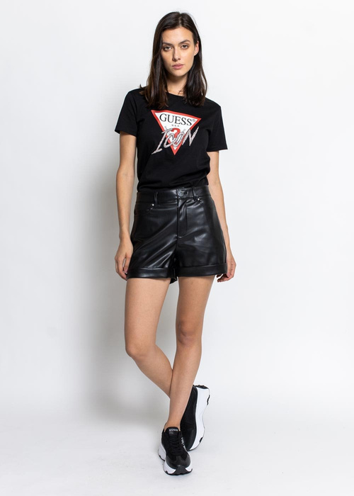 Guess Ss Cn Icon Tee (W1YI0YI3Z00-JBLK)