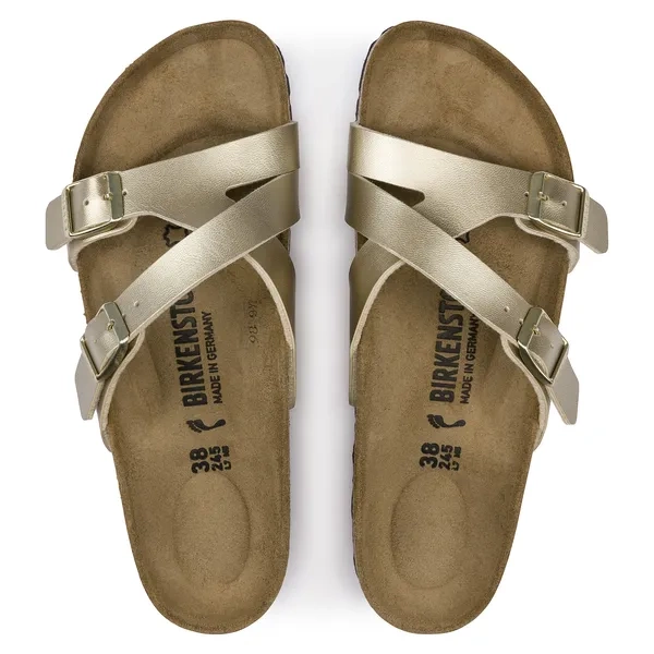 BIRKENSTOCK Yao Balance BF Damen Pantoletten gold