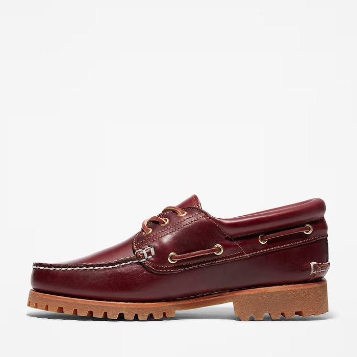 Timberland Authentic BOAT SHOE BURGUNDY Herren Mokassins