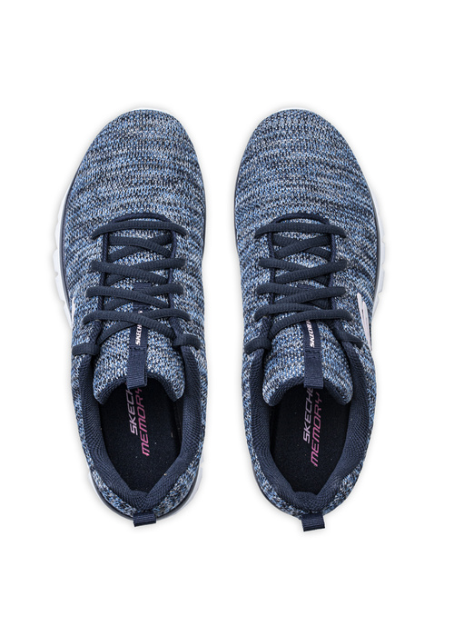 Damen Trainingsschuhe Dunkelblau Skechers Twisted Fortune 