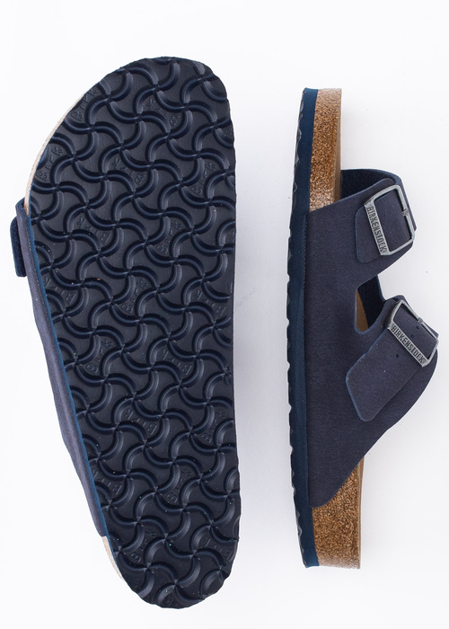 Herren Pantoletten Dunkelblau BIRKENSTOCK ARIZONA SYN VEG 
