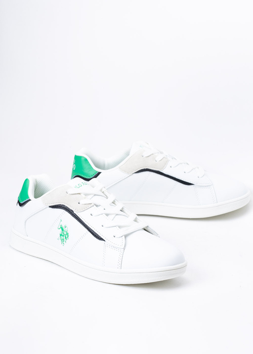 Kinder Sneaker U.S. POLO ECROK006K/3Y1 WHI-GRE01 
