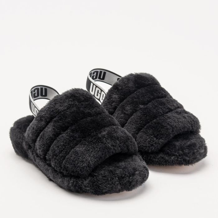 UGG W Fluff Yeah Slide (1095119-BLK)