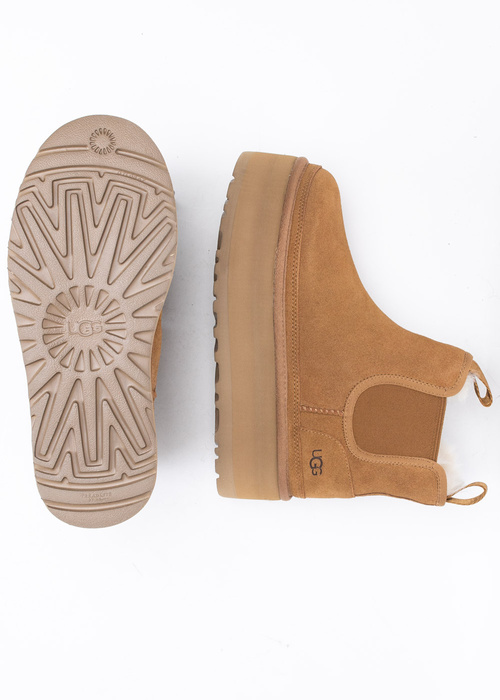 UGG W NEUMEL PLATFORM CHELSEA Damen Chelsea-Boots braun